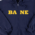 Bane Navy / Gold (zip) Hoodie