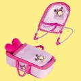 BANG ON THE DOOR baby bouncer and moses basket