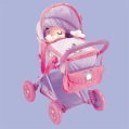 BANG ON THE DOOR baby pram with bag