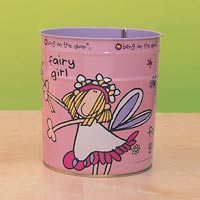 Bang On The Door Fairy Girl Waste Bin