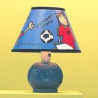 Bang On The Door Football Crazy Lamp
