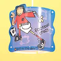 Bang On The Door Football Crazy Pendant