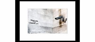Banksy CCTV what are you looking at print
