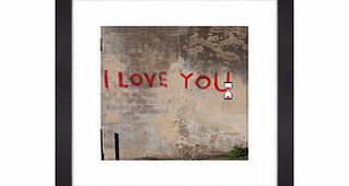 Banksy I love you print
