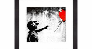 Banksy There is always hope silver print