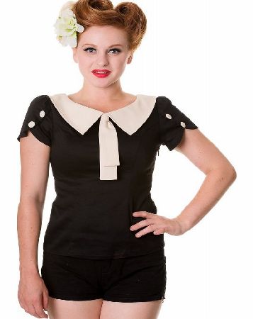 Banned Apparel Contrast Collar Retro Style Shirt OBN-161