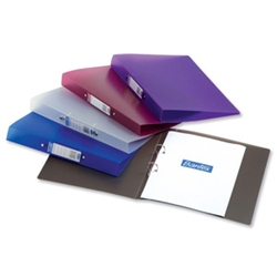 Snap Ring Binder 25mm 2-Ring Clear Ref