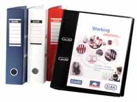 Bantex Vision A4 purple lever arch file, with