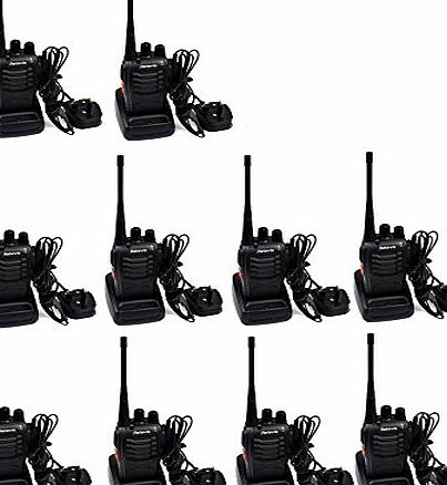 Baofeng 888S 2 Way Radio UHF Single Band FM Transceiver CTCSS/DCS High Illumination Flashlight Ham Radio Wal