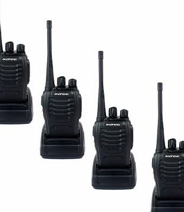 Baofeng BF-888S UHF 400-470MHz 16CH Single Band CTCSS/DCS High Illumination Flashlight with Earpiece Handhel