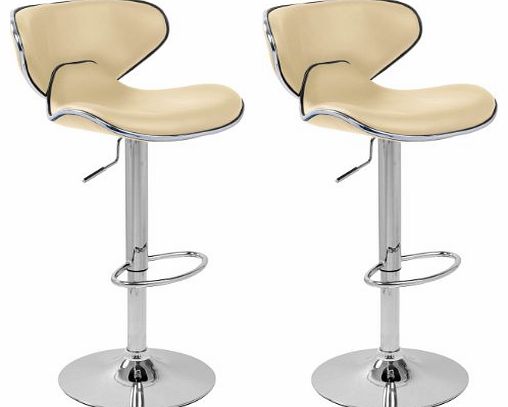 Bar Stool Fool Casino CREAM Bar Stools x 2