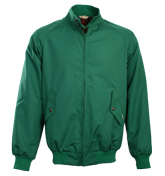 G9 Slim Fit Green Harrington Jacket