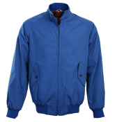 G9 Slim Fit Royal Blue Harrington Jacket