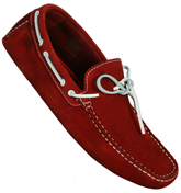 Sterling Red Suede Driving Shoes