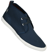 Baracuta Waltzer Navy Canvas Boots