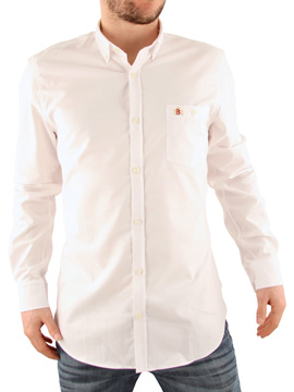 Baracuta White Kenny Oxford Shirt