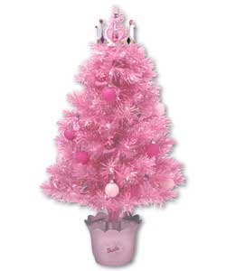Barbie 32in Fibre Optic Christmas Tree