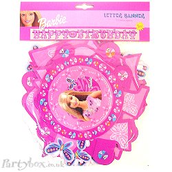 Barbie - Letter Banner - Jointed - 2.3m