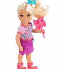 Barbie Chelsea w/ Spinning Pinwheel: Barbie Chelsea amp; Friends Summer Dreamhouse Collection ~5.5`` Doll Figure