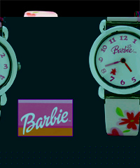 Barbie Childrens Analogue Watch (Peach)