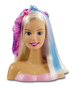 Barbie Colour Curls Styling Head