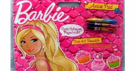 Barbie Giant Artist Pad (Colouring, Crayons and Stickers)
