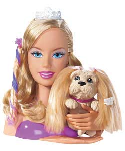 Barbie Glamour Pup Styling Head