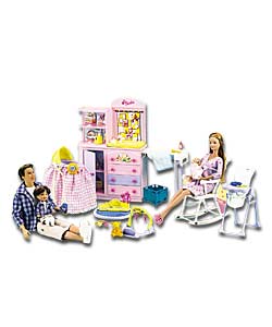 Barbie Happy Family Playset