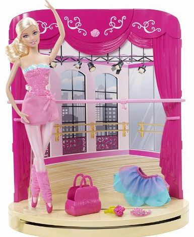 Barbie in the Pink Shoes: Ballet Studio Doll and Playset