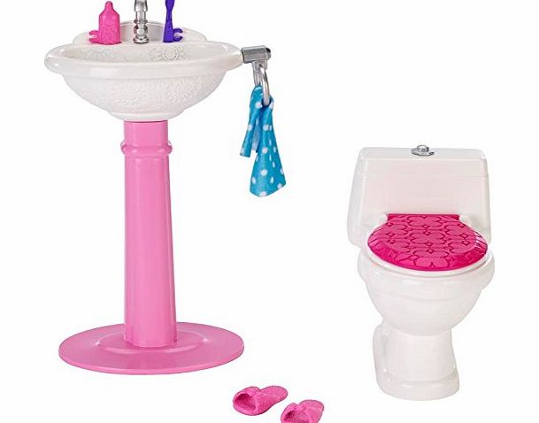 Barbie My Style House Toilet Set