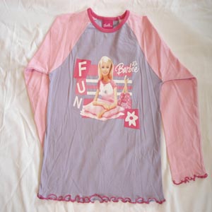 Barbie Pink and Lilac Pyjamas Age 5-6
