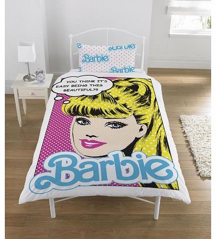 Barbie Pop Art Single Duvet