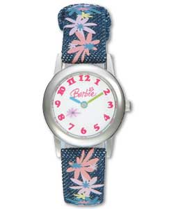 Q/A Denim Strap Watch