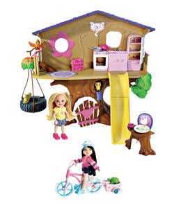 barbie Shelly Treehouse and Wheelies Bundle