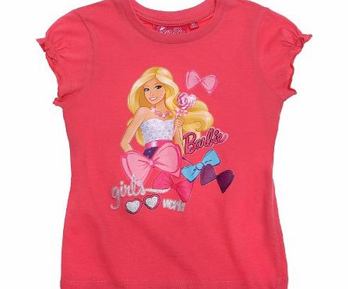 Barbie Short Sleeve T-Shirt fuchsia (2 yrs)