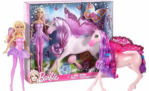 ~11`` The Princess and The Popstar Fairy Doll and Pegasus Figure