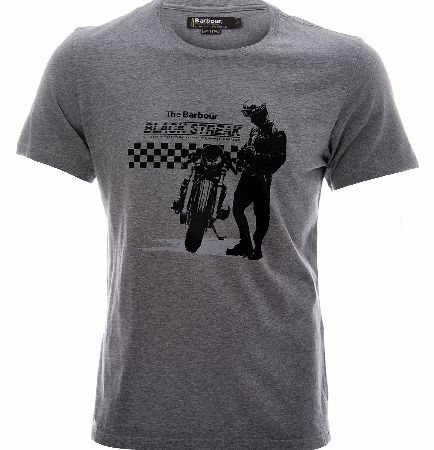 Barbour Black Streak Grey Tee