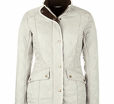 Barbour Cavalry Polarquilt Jacket, Pearl