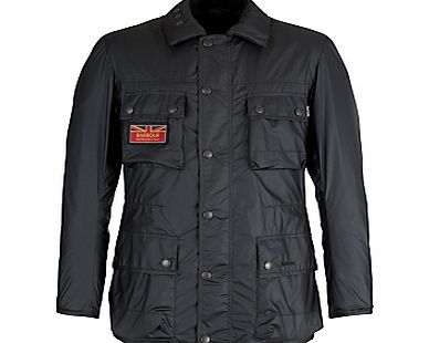 Barbour International Oak Goose Wax Jacket, Navy