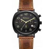 Barbour Mens Beacon Brown Chronograph Watch