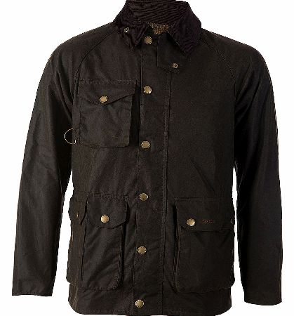 Barbour Mens Fishing Bedale Waxed Jacket Olive