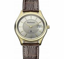 Barbour Mens Heaton Brown Leather Strap Watch