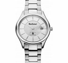 Barbour Mens Heaton Silver Steel Bracelet Watch