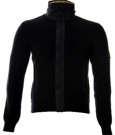 Barbour Mens Shock Zip Through Black