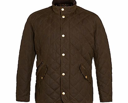 Barbour Waxed Quilted Funnel Neck Jacket