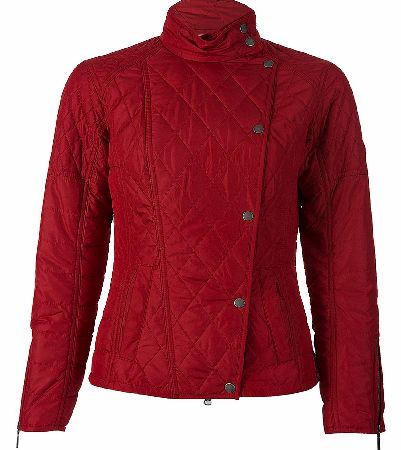 Barbour Womens Axel Quilted Jacket Red