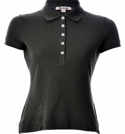Barbour Womens Team Tartan Trim Polo