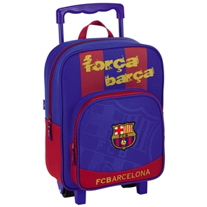 Barcelona Accessories  Barcelona FC Small Rucksack With Wheels