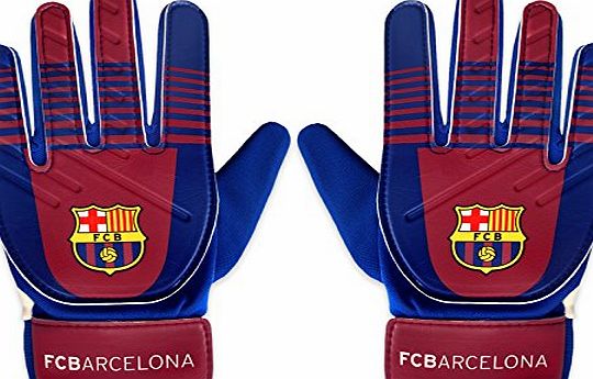 Barcelona F.C. FC Barcelona Official Football Gift Youths Goalkeeper Goalie Gloves