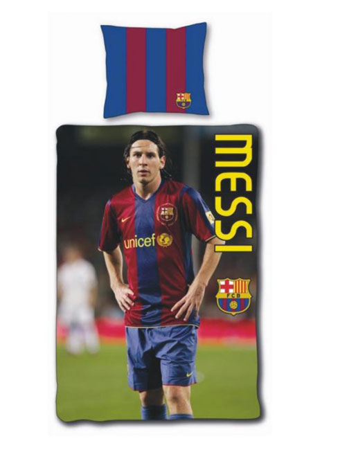 Barcelona FC Lionel Messi Duvet Cover